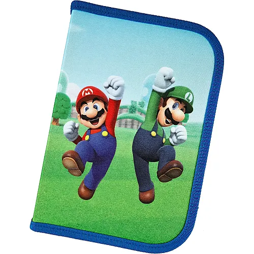 Undercover Super Mario Etui mit Buntstifte, Filzstifte, Bleistift, Radierer