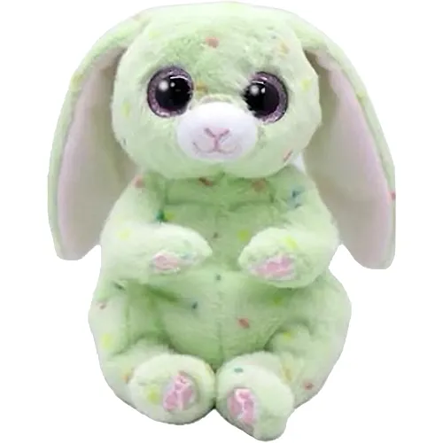 Fern der gr�ne Osterhase mit Glitzeraugen 20cm