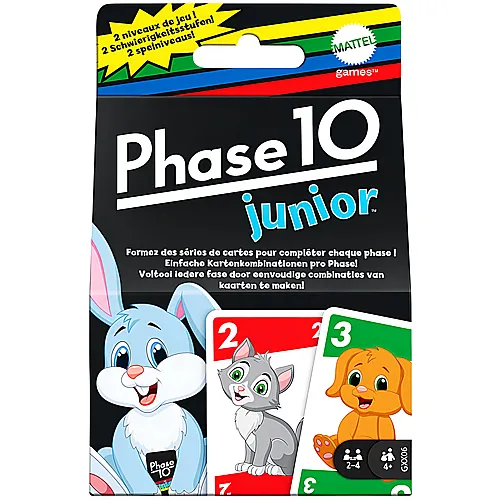 Mattel Games Phase 10 Junior (D/F)