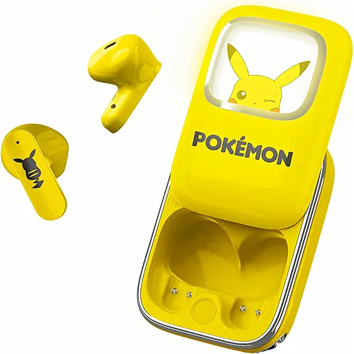 OTL Technologies Hello Pok�mon Pikachu TWS-Ohrh�rer mit Ladeh�lle