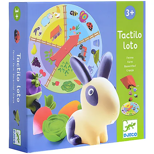Djeco Spiele Tactilo Lotto Bauernhof (mult)