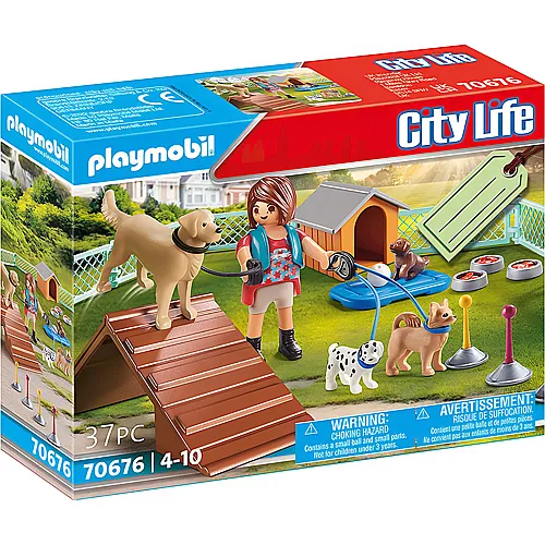 PLAYMOBIL City Life Geschenkset Hundetrainerin (70676)