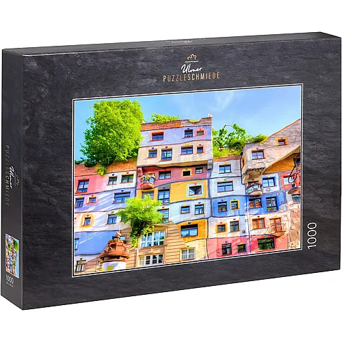 Ulmer Puzzleschmiede Hundertwasser-Haus, Wien, �sterreich (1000Teile)