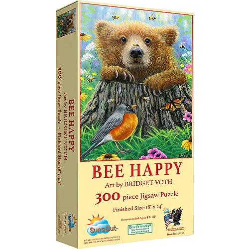 SunsOut Puzzle Bridget Voth Bee Happy - 300 Teile