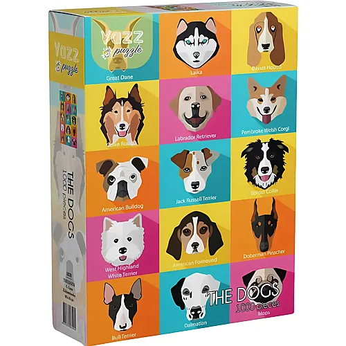 Yazz Puzzle The Dogs - 1000 Teile