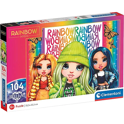 Brilliant Rainbow High 104Teile