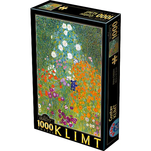 DToys Gustav Klimt Garten in Bl�te - 1000 Teile
