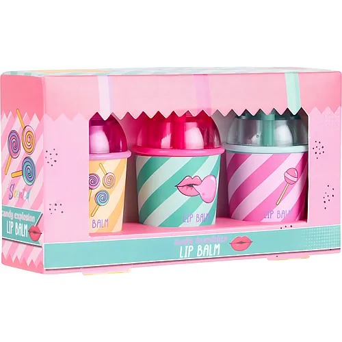 Create It! Candy Lippenbalsam im Becher - 3 Teile