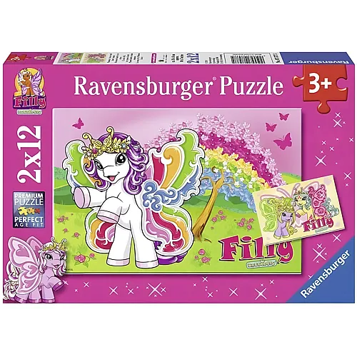 Ravensburger Puzzle Filly: Prinzessin Scarlet und Freunde - 12 Teile