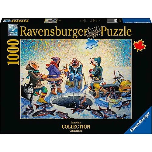 Ravensburger Puzzle Canadian Collection Eisfischen - 1000 Teile