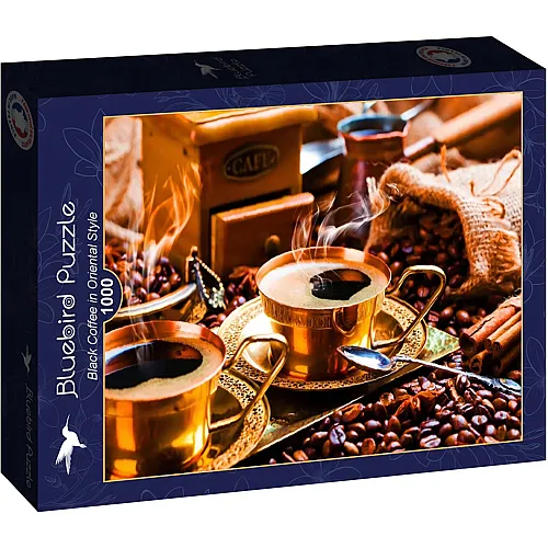 Bluebird Puzzle Black Coffee in Oriental Style - 1000 Teile