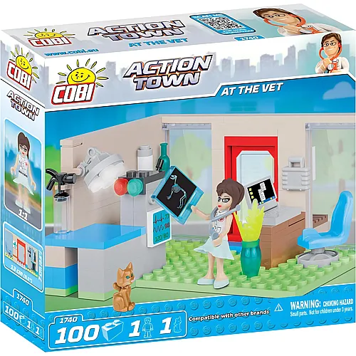COBI Action Town Beim Tierarzt 1740
