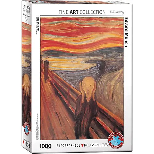 Eurographics Puzzle Fine Art Collection Edvard Munch - Der Schrei (1000Teile)