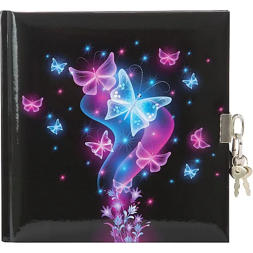 Goldbuch Tagebuch Schmetterling