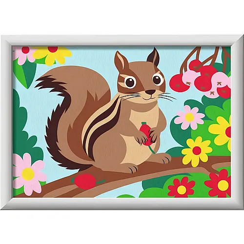Ravensburger CreArt Malen nach Zahlen - Streifenh�rnchen