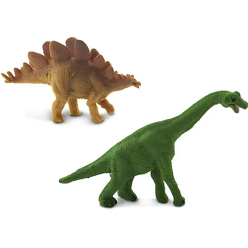 Safari Ltd. Good Luck Minis Brachiosaurus & Stegosaurus (192Teile)