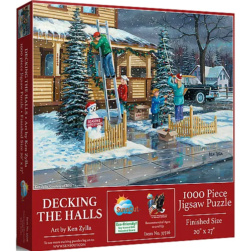 Weihnachtsschmuck 1000Teile