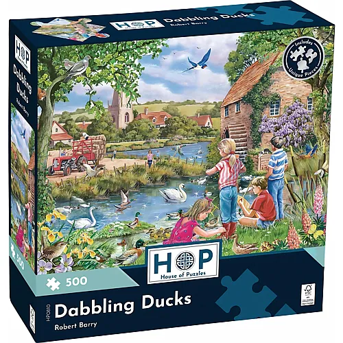 HOP - House of Puzzles Dabbling Ducks - 500 Teile