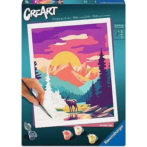 Ravensburger CreArt Malen nach Zahlen - Nationalpark