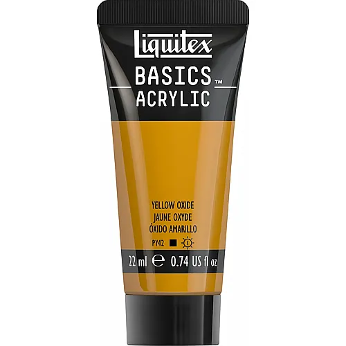 Liquitex Lqx Basics Acrylfarbe 22ml Tube Oxidgelb