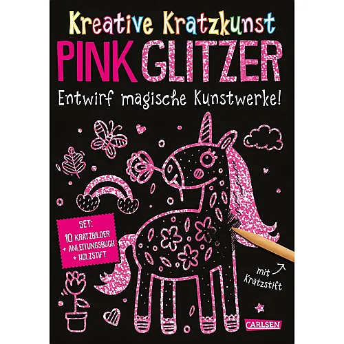 Carlsen KreativKratz Pink Glitze neu