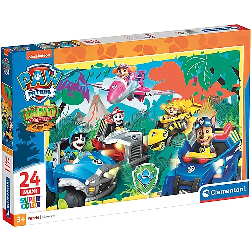 Clementoni Puzzle Supercolor Maxi Paw Patrol Dino Rescue (24XXL)