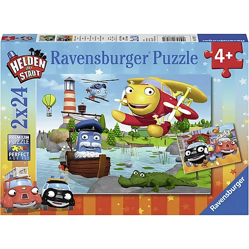 Ravensburger Puzzle Helden der Stadt im Einsatz - 24 Teile