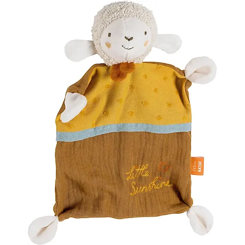 Schmusetuch Slogan Schaf 26cm