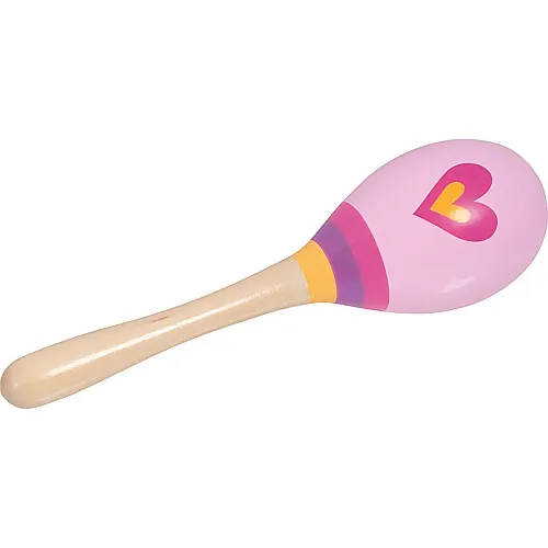 Maracas Herz Rosa - 20 cm