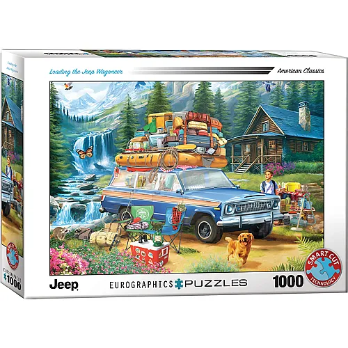Eurographics Puzzle Unterwegs mit dem Jeep Wagoneer (1000Teile)