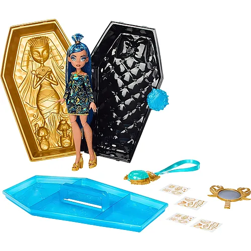 Mattel Monster High Cleo De Nile Golden Glam Case Beauty Kit mit Tattoos