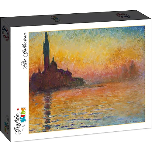 Grafika Puzzle Art Collection Claude Monet Grafika Kids Saint-Georges-Majeur au Cr�puscule, 1908 - 12 Teile