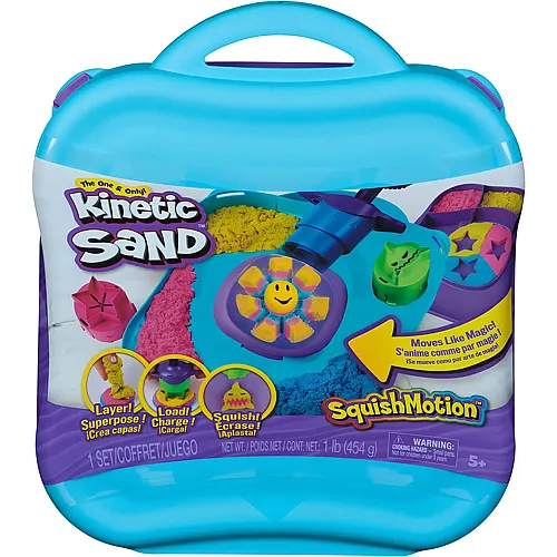 Spin Master Kinetic Sand Squish Motion Set - 454 g