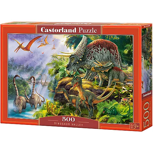 Castorland Puzzle Dinosaurier-Tal - 500 Teile