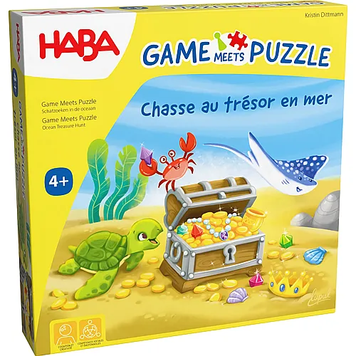 HABA Game meets Puzzle - Chasse au tr�sor en mer - Fran�ais