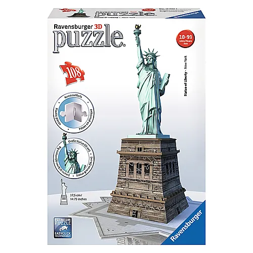 Ravensburger 3D Puzzle Freiheitsstatue (108Teile)