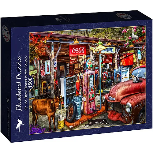 Bluebird Puzzle On the Back Roads in the Country - 1500 Teile