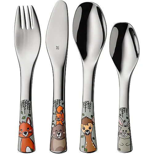 WMF Kinderbesteckset Forest Friends - 4 Teile