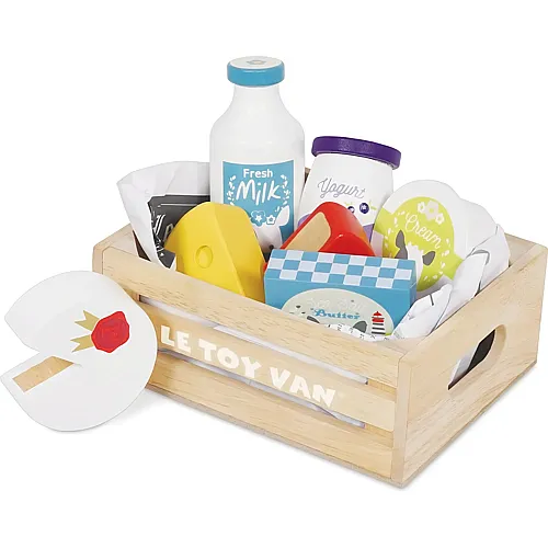 Le Toy Van Honeybee Market Eier & Milch-Kiste aus Holz