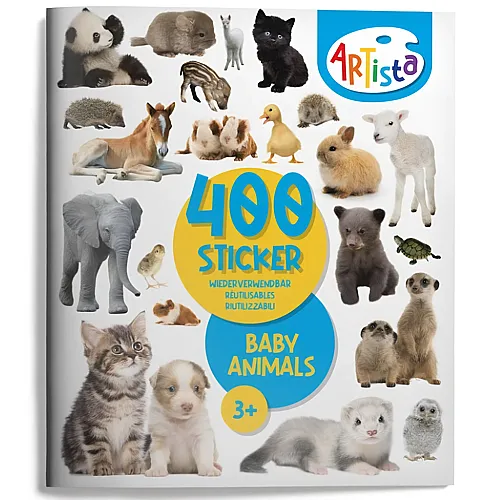Artista Stickerbuch Tierbabys