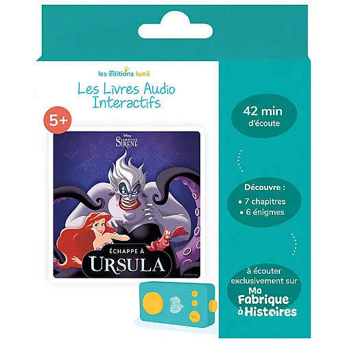 Lunii Album Audio Interactif Defi Vilain : Echappe A Ursula