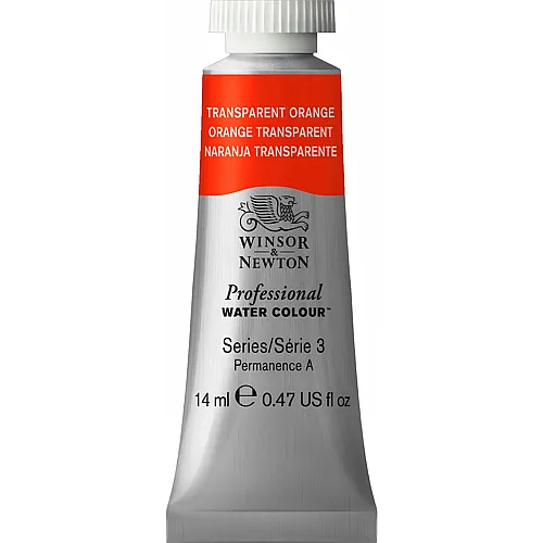 Winsor & Newton W&n Prof. Water Colour 14ml Tube Orange Transparent