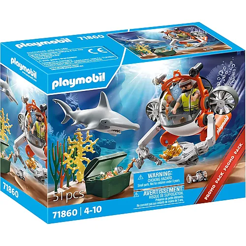 PLAYMOBIL Schatzsuche mit U-Boot 71860