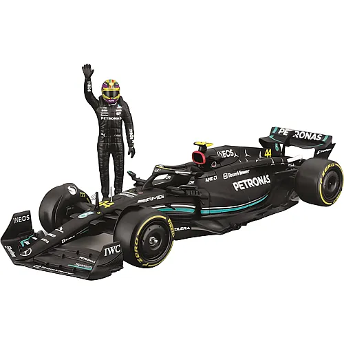 Mercedes-AMG F1 W14 E Performance 2023 mit Figur