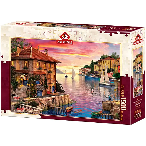 Art Puzzle Mediterranean Port - 1500 Teile