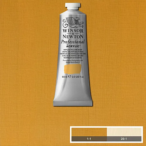 Winsor & Newton W&n Prof. Acrylfarbe 60ml Tube Naphtholgelfb Dunkel