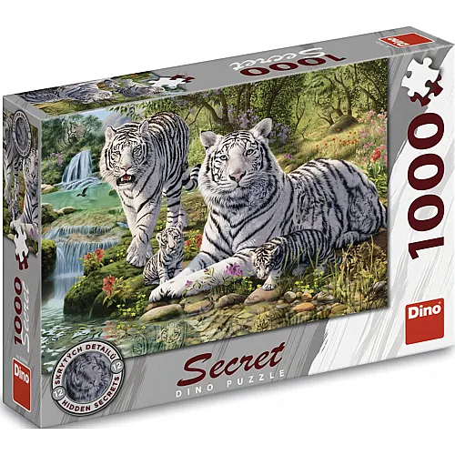 Weisse Tiger - 1000 Teile