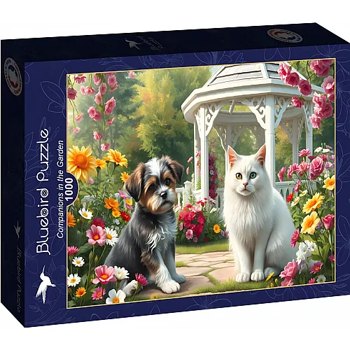 Bluebird Puzzle Begleiter im Garten - 1000 Teile