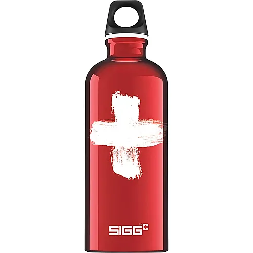 Trinkflasche Swiss Red - 600 ml