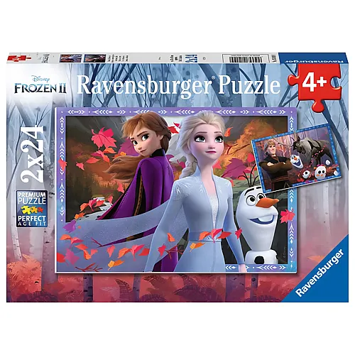 Ravensburger Puzzle Disney Frozen Frostige Abenteuer (2x24)